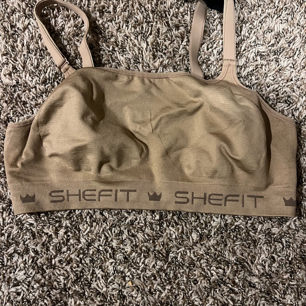 Shefit 1Luxe Sports Bra in Tan